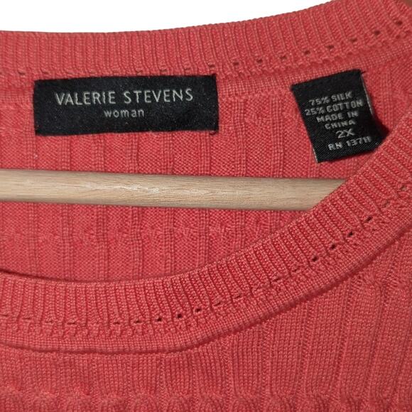 Valerie Stevens Silk & Cotton Sweater – NWT!  2X 0010 - Picture 4 of 7